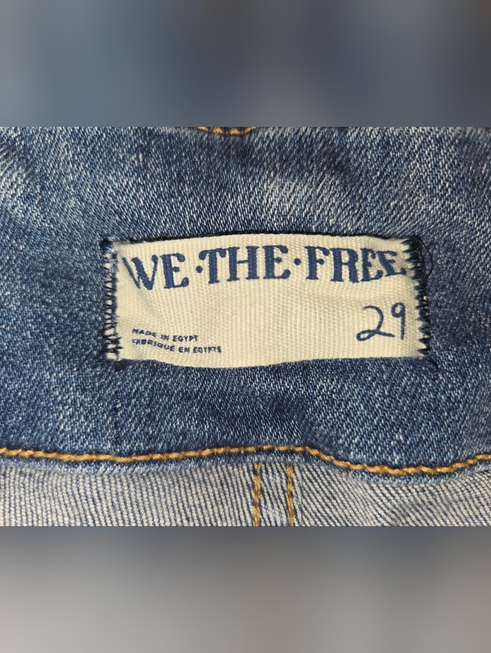 We The Free High Rise Flare Denim Jeans Size 29, Boho Hippie Retro - Picture 5 of 7
